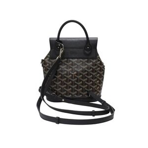 Goyard Herringbone Alpine Backpack Brown Black